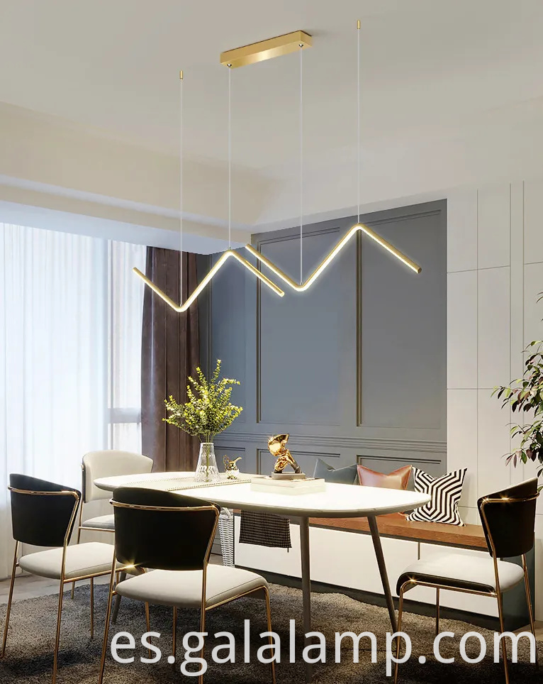 Elegante araña nórdica pequeña para espacios modernos de restaurantes